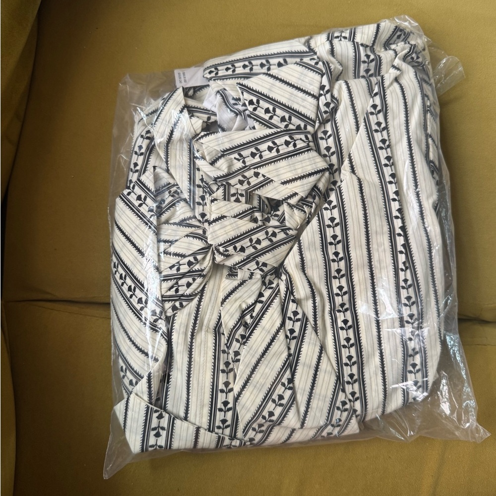 Tracy Reese Black and White Geometric Blouse - Picture 5 of 6
